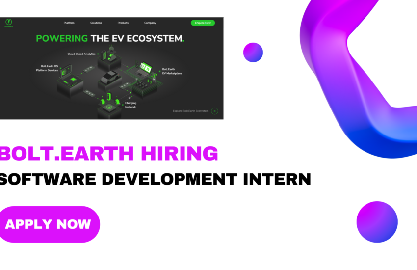 Bolt.Earth Hiring for Software Development