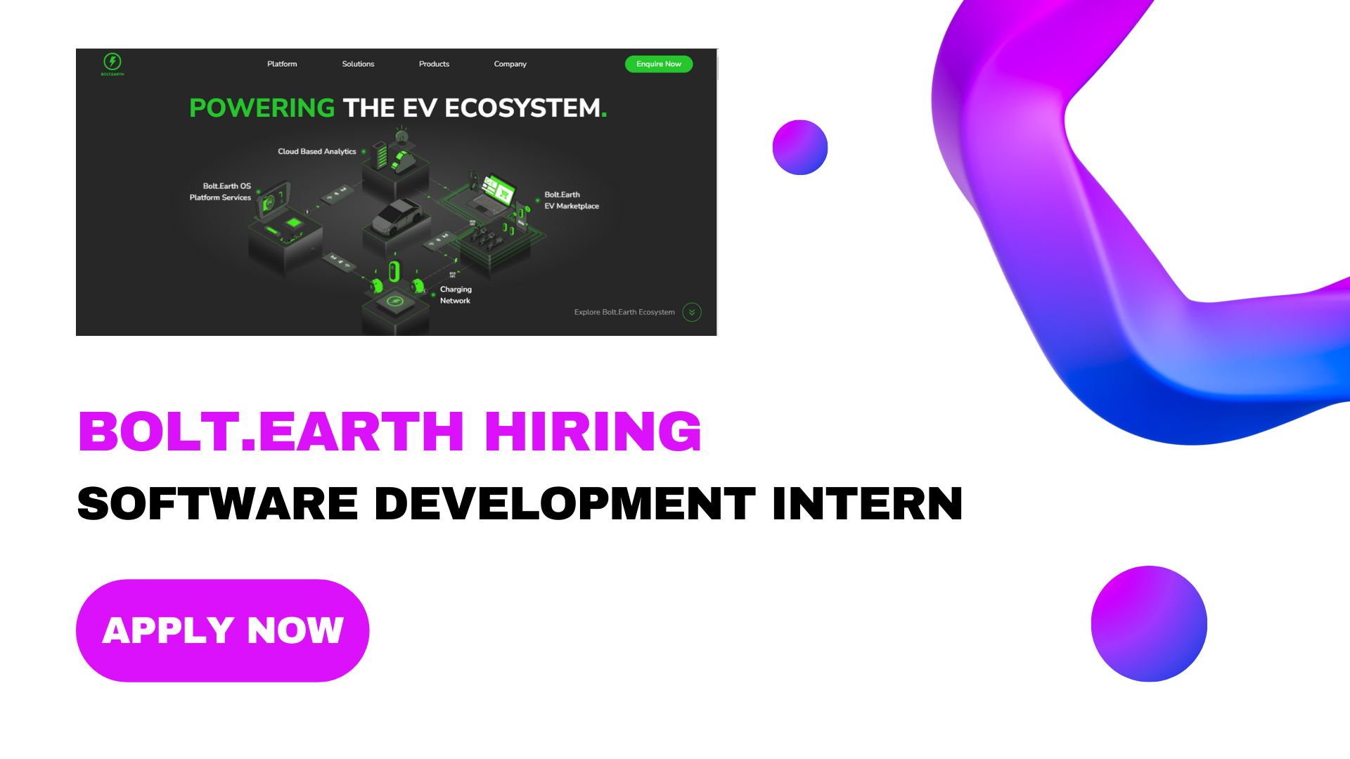 Bolt.Earth Hiring for Software Development