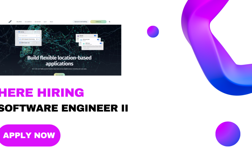 HERE Hiring For Software Engineer