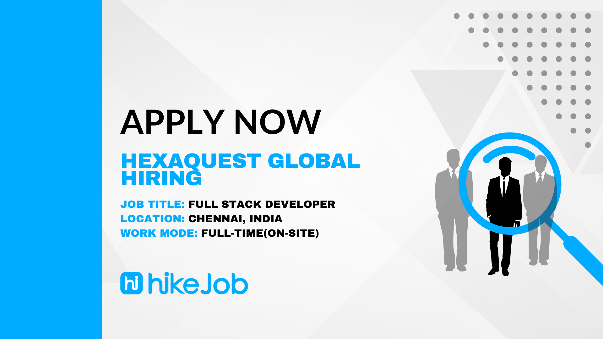 HexaQuEST Global Hiring For Full Stack Developer - 2024 - Apply Now