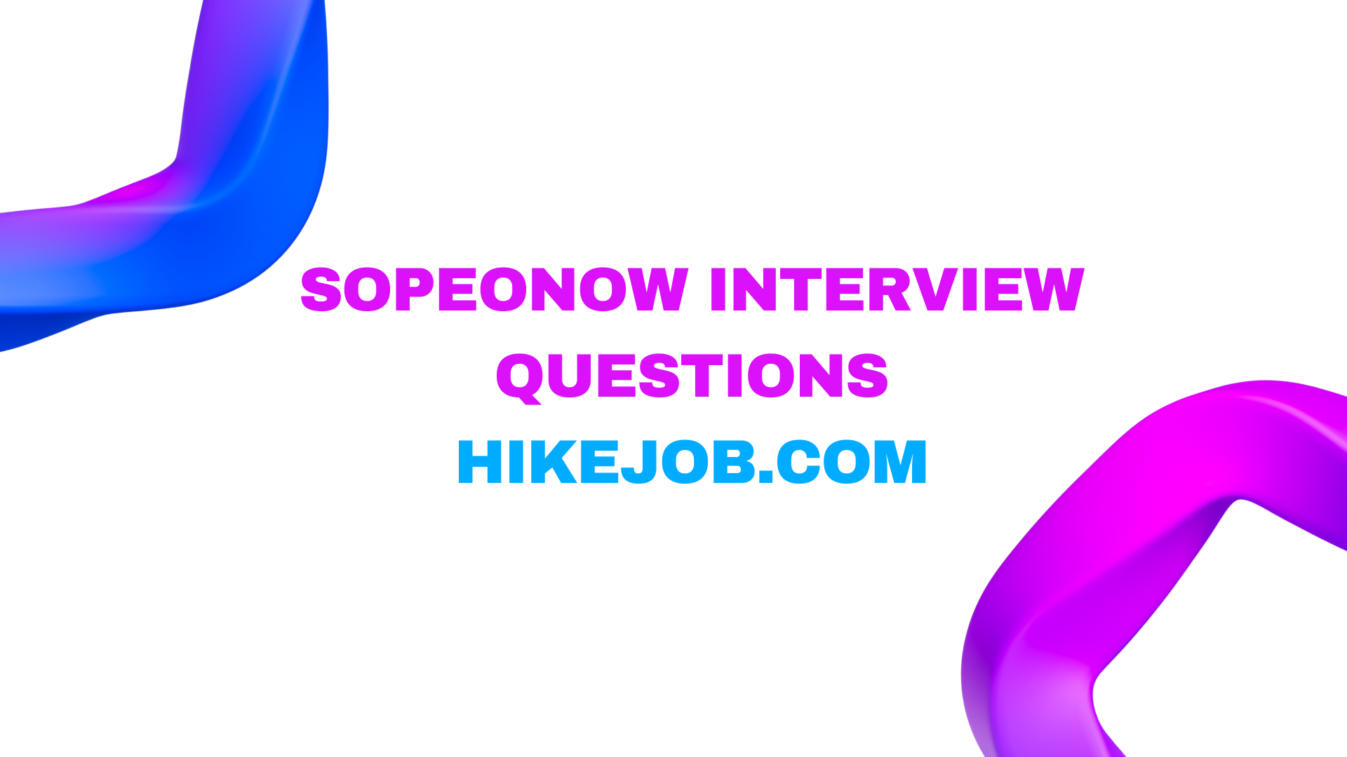 Sopeonow interview questions for freshers - 2024