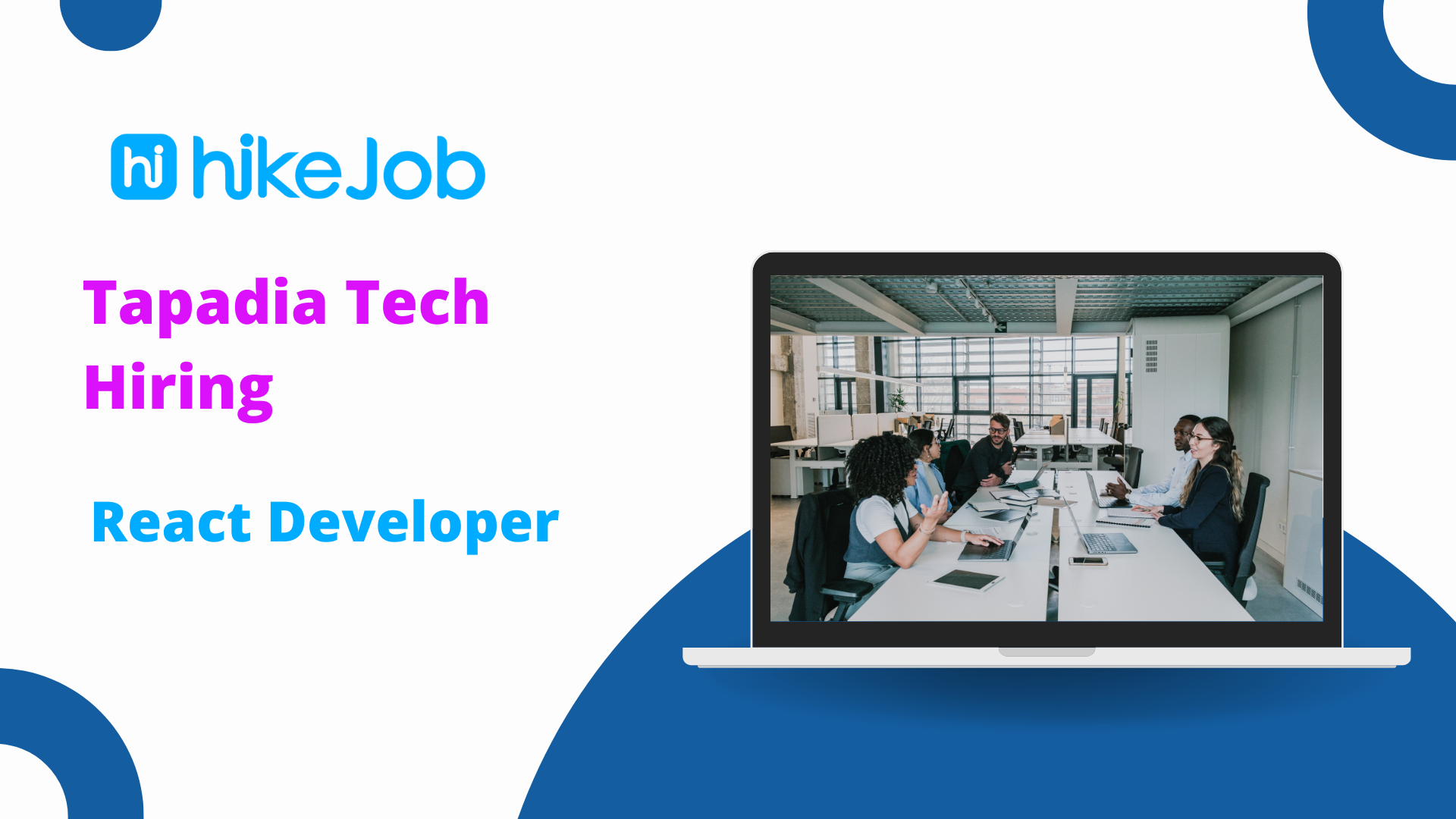 Tapadia Tech Hiring for React Developer | Fresher | 2024