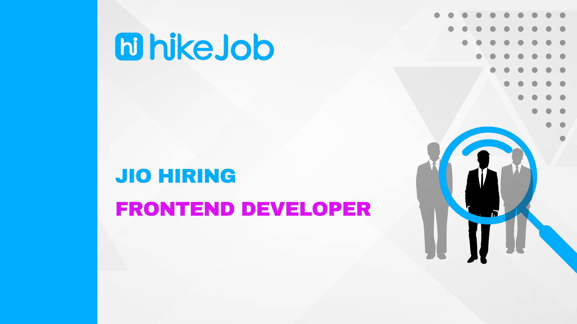 Jio Hiring for Frontend Developer