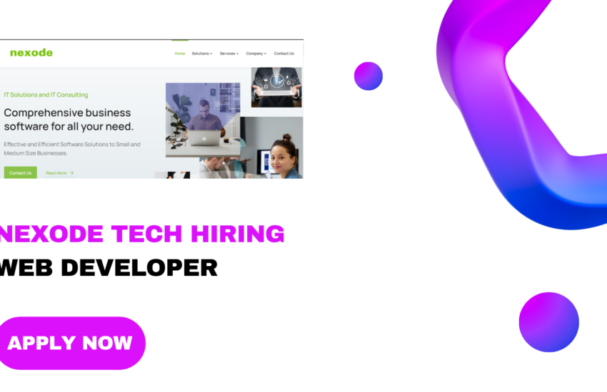 Nexode-Hiring-Web-Developer