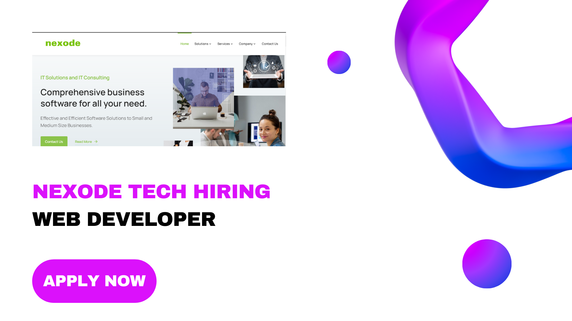 Nexode-Hiring-Web-Developer